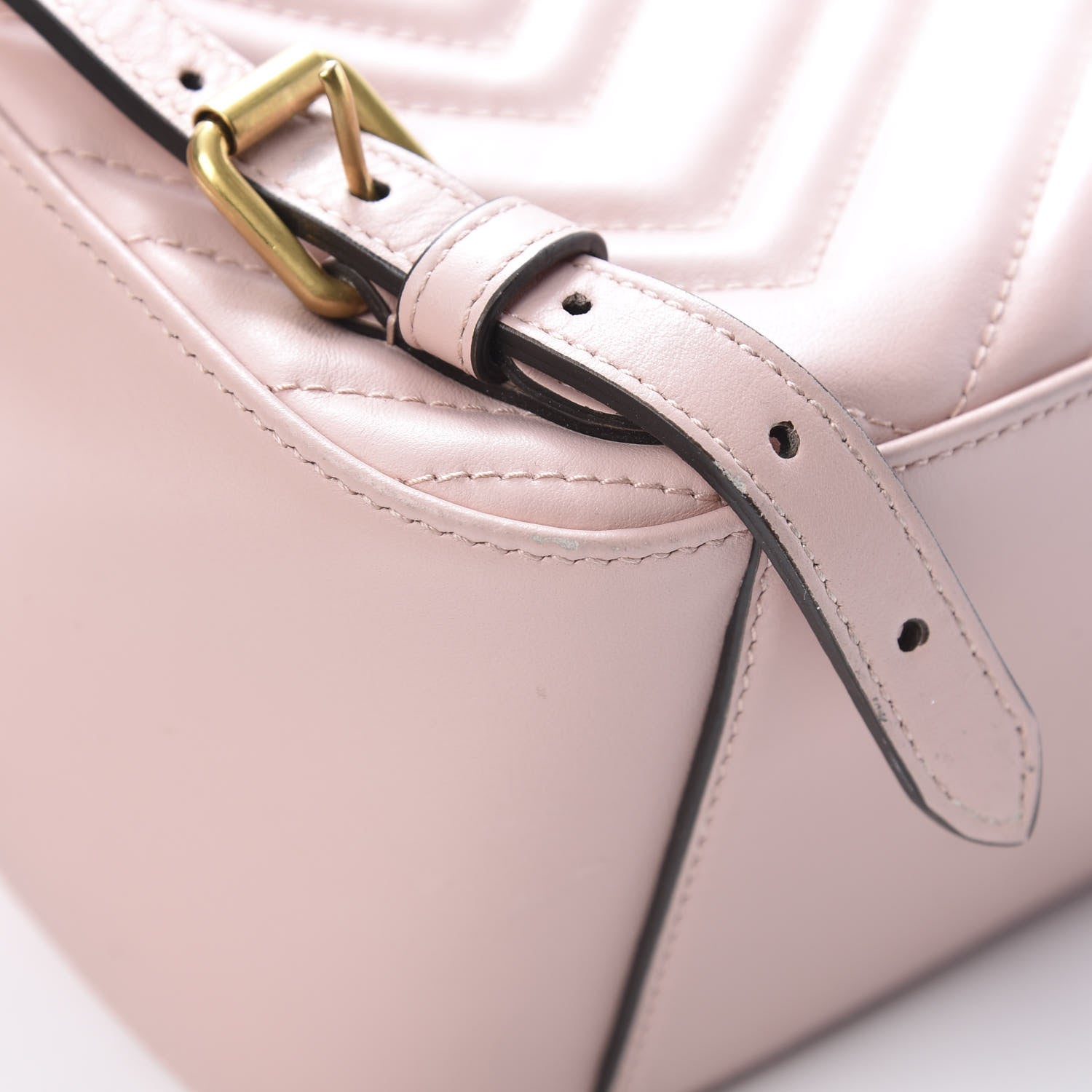 Gucci Calfskin Matelasse GG Marmont Dome Backpack Perfect Pink 11 of 14