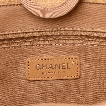 Chanel Mixed Fibers Small Deauville Tote Beige 7 of 11