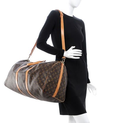 Louis Vuitton Monogram Keepall Bandouliere 55 2 of 12