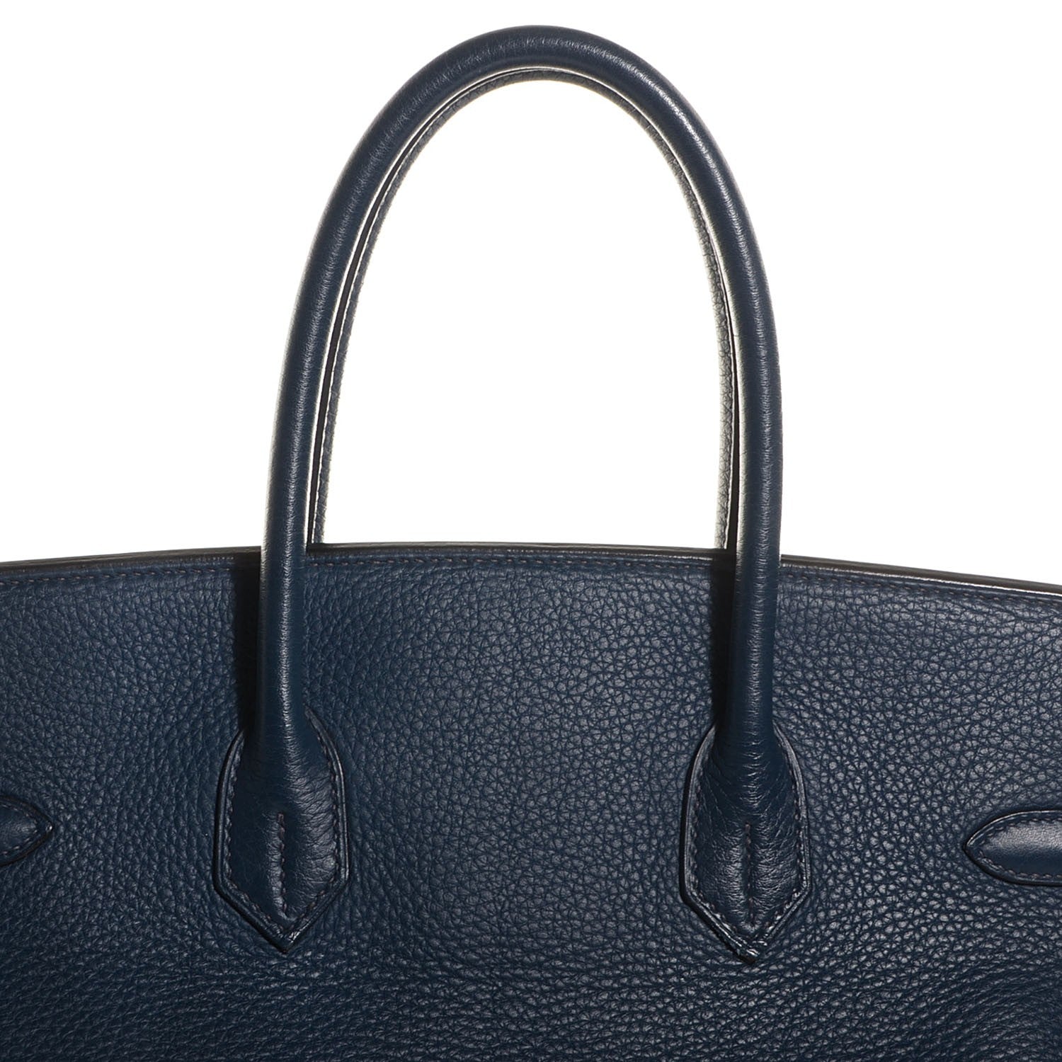 Hermes Taurillon Clemence Birkin 35 Bleu Thalassa 18 of 24