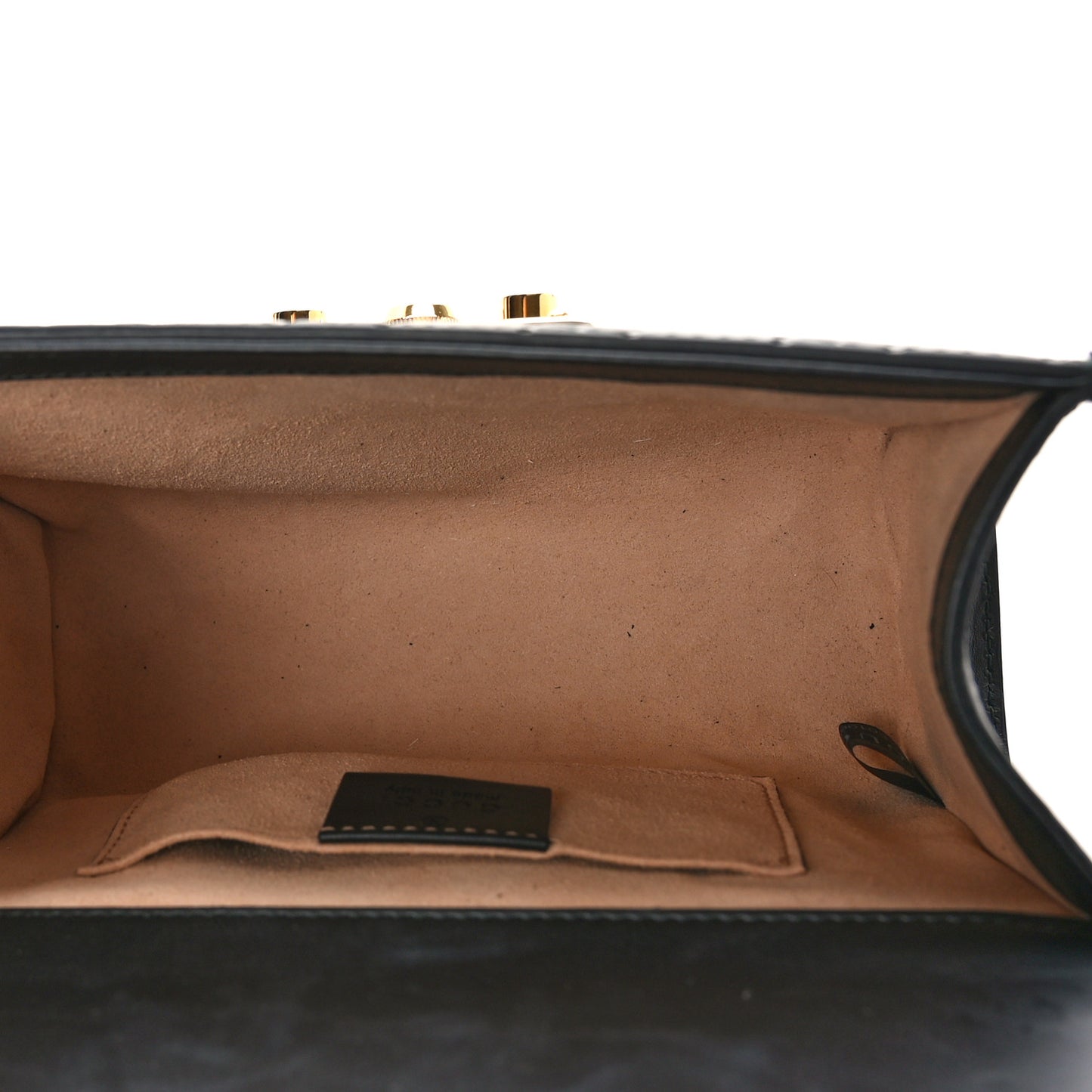 Guccissima Small Padlock Shoulder Bag Black