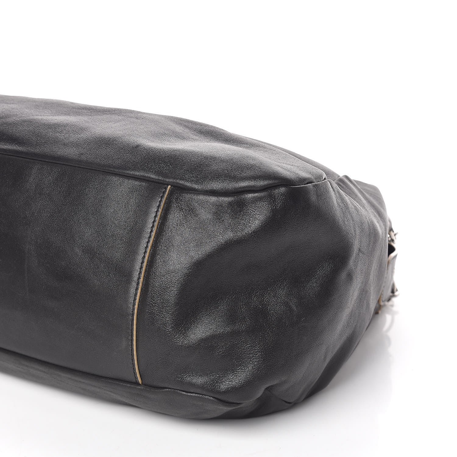 Chanel Lambskin Large Edgy Hobo Black 6 of 11