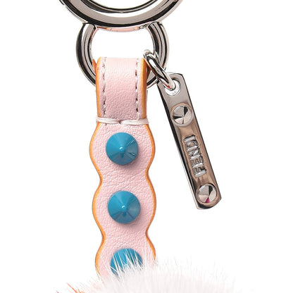 Fendi Mink Fur Calfskin Fun Fair Bag Charm Multicolor 3 of 5