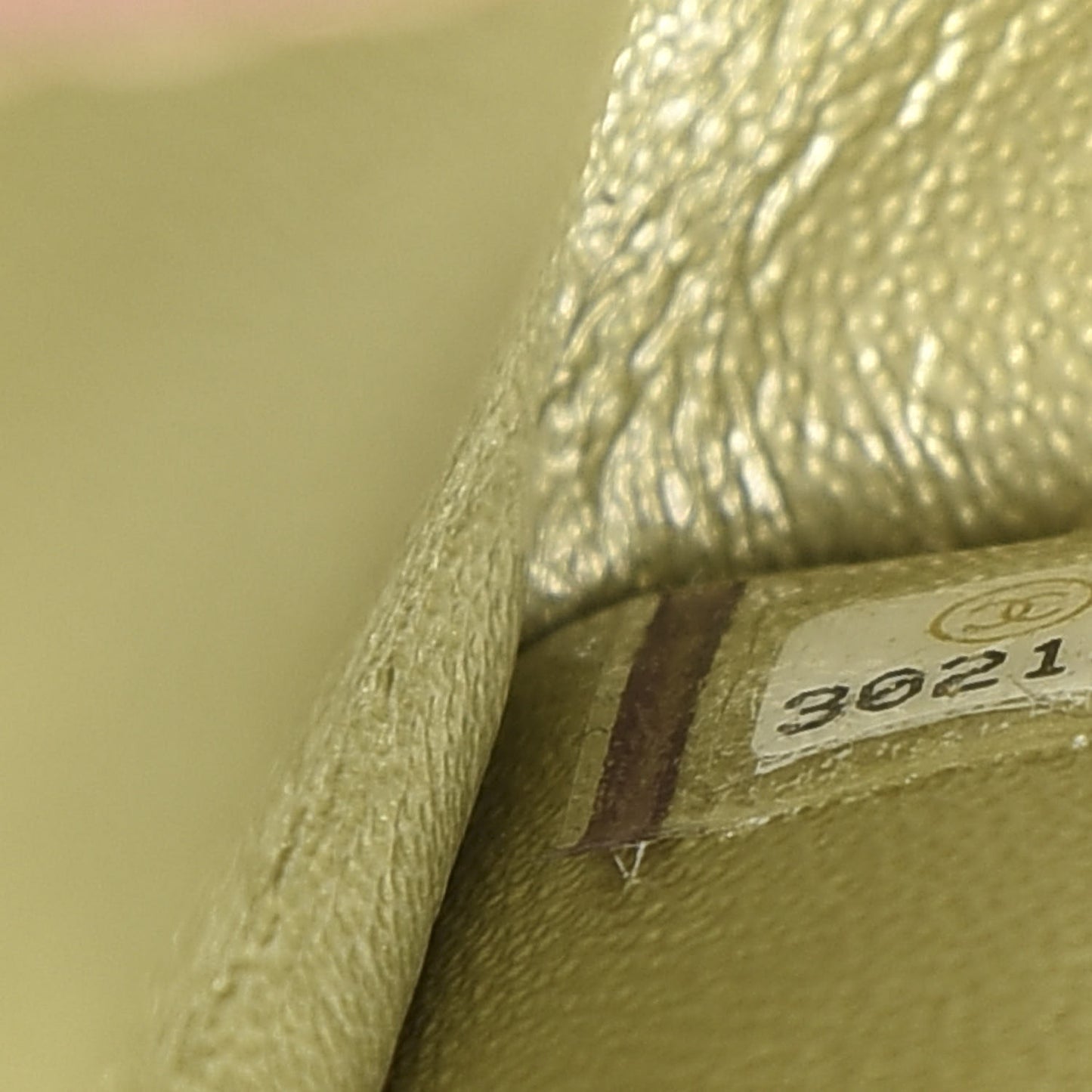 Metallic Goatskin Quilted Mini 2.55 Reissue Flap Multicolor