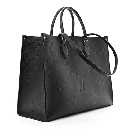 Louis Vuitton Empreinte Monogram Giant Onthego GM Black 3 of 11