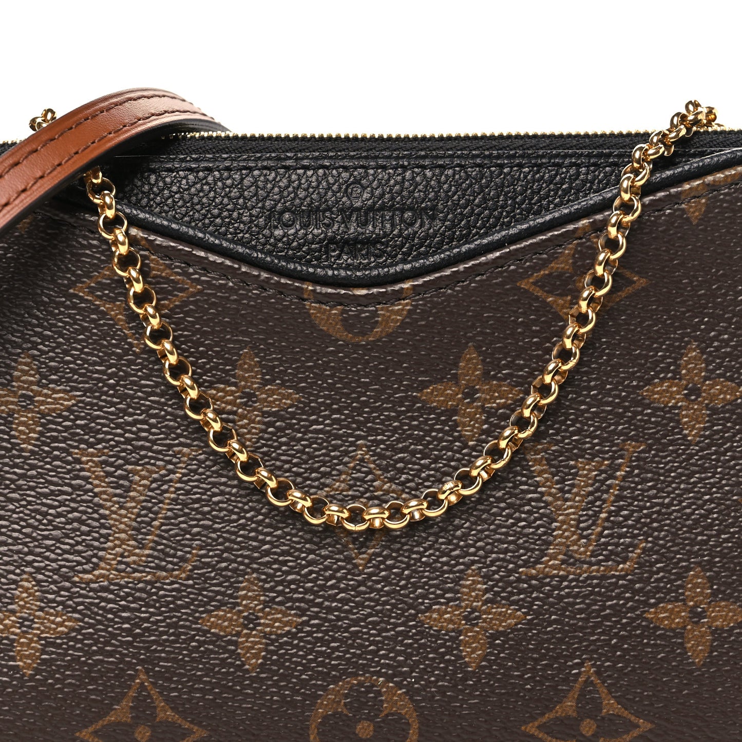 Monogram Pallas Clutch Black