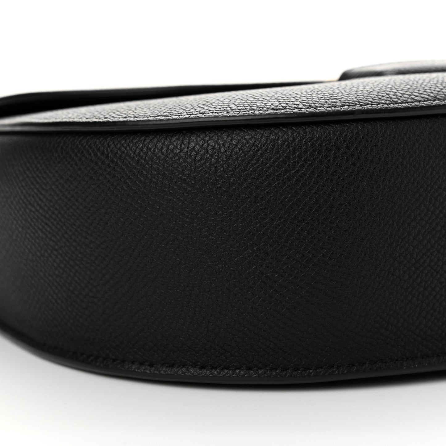 Grained Calfskin Compact Trotteur  Black