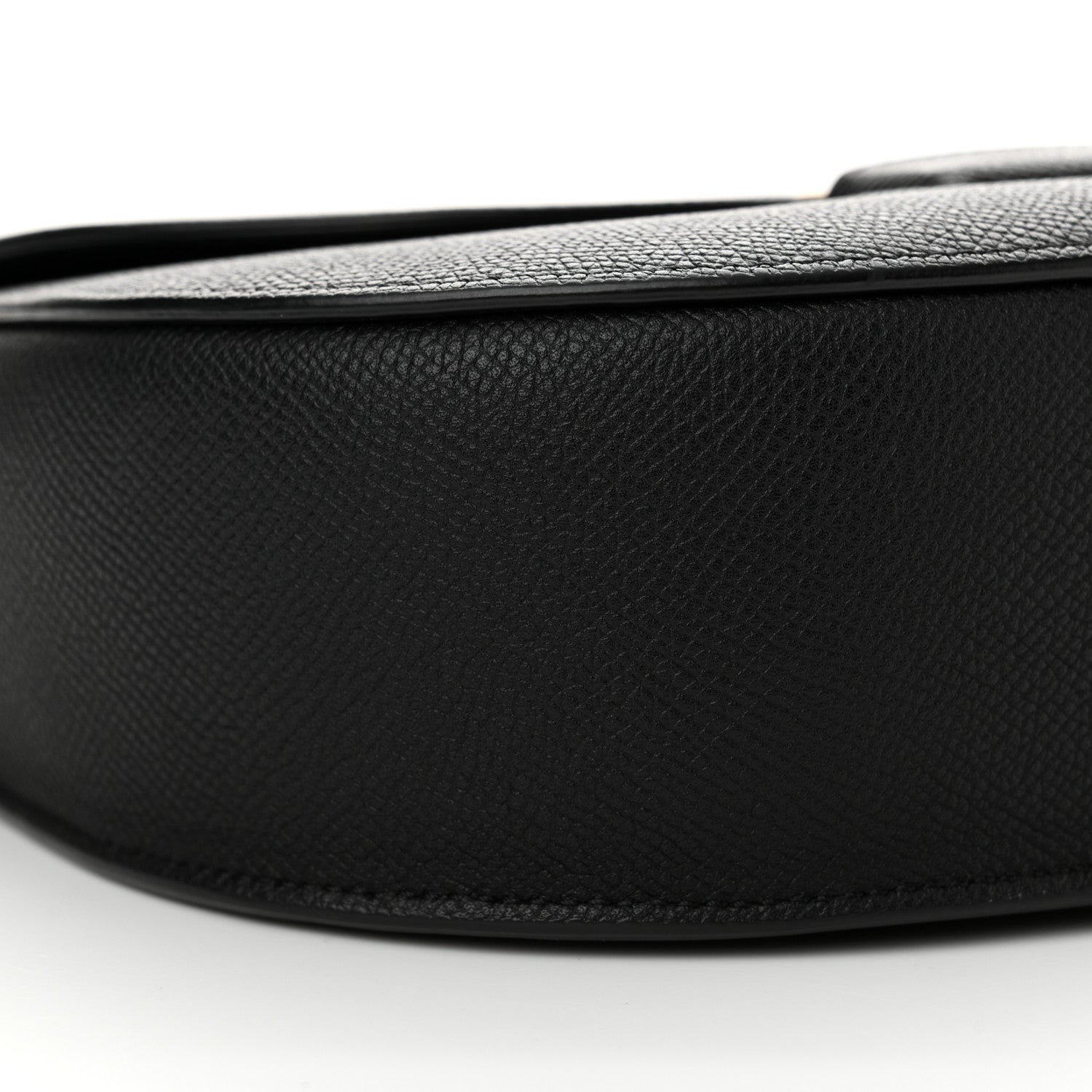 Celine Grained Calfskin Compact Trotteur  Black 9 of 12