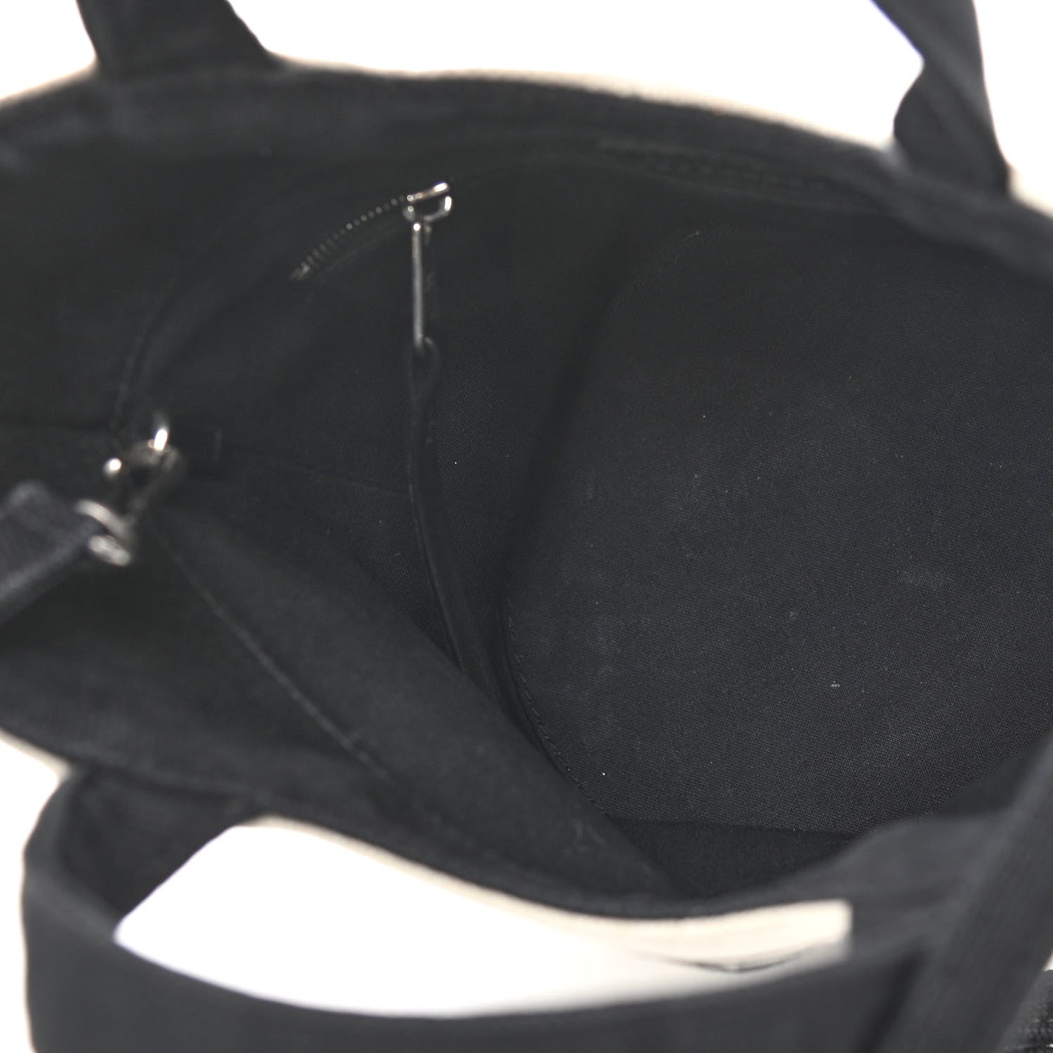 Balenciaga Cotton Canvas Calfskin New Wave Tote XS Natural Black 5 of 14