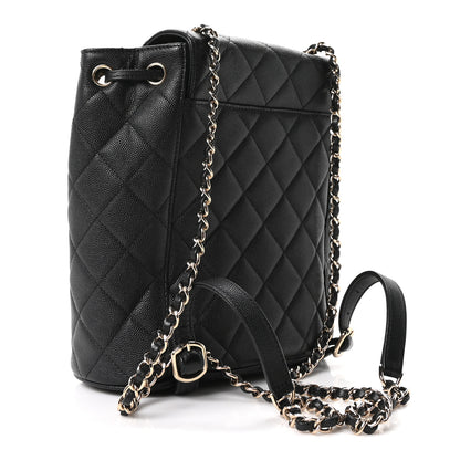Chanel Caviar Quilted Backpack Bag Black 3 of 11
