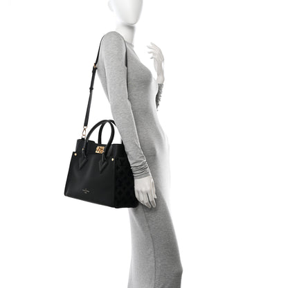 Louis Vuitton Calfskin Monogram Tufting On My Side Black 2 of 9