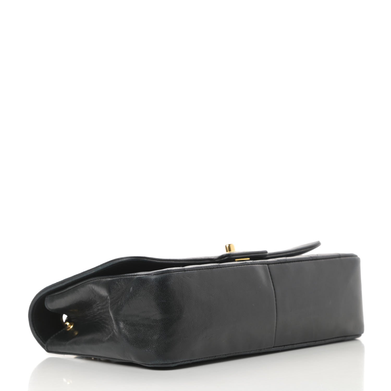 Chanel Lambskin Quilted Medium Single Flap Black 4 of 20