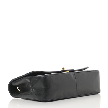 Chanel Lambskin Quilted Medium Single Flap Black 4 of 20