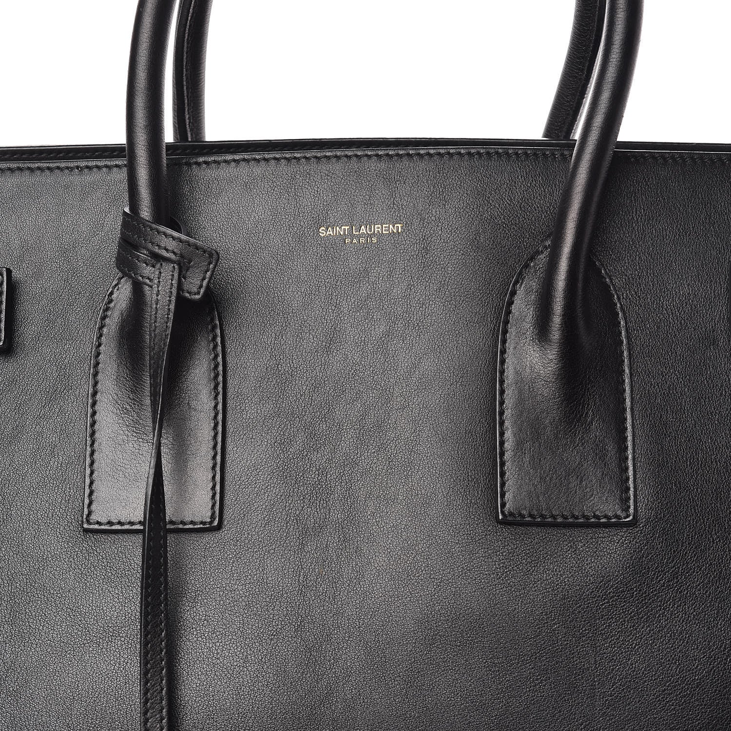 Saint Laurent Calfskin Large Sac De Jour Carryall Black 12 of 21