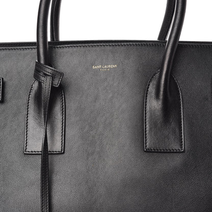 Saint Laurent Calfskin Large Sac De Jour Carryall Black 12 of 21