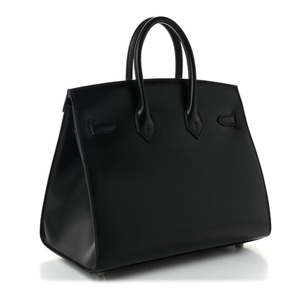 Hermes Box Birkin Sellier 25 Black 3 of 11