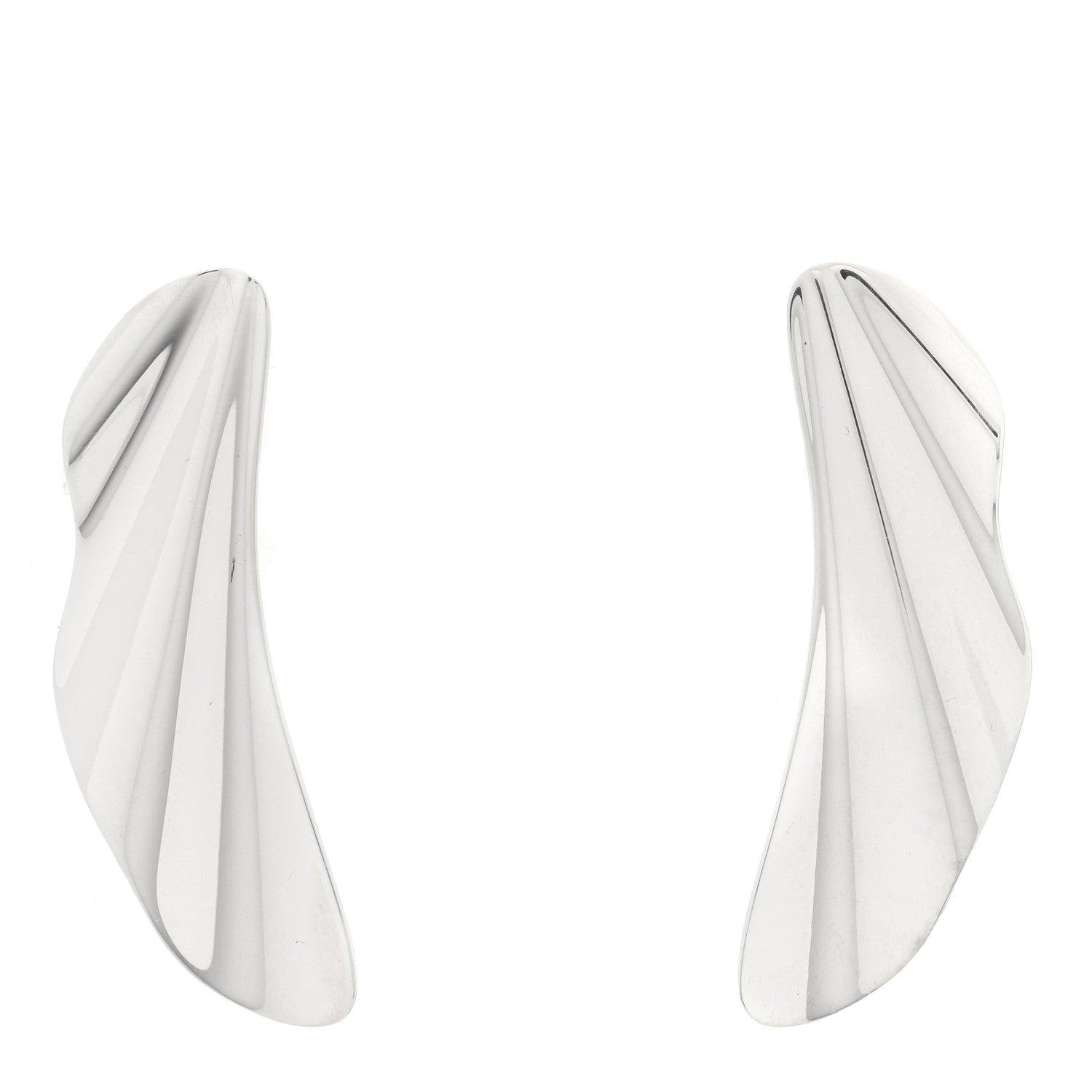 Tiffany Sterling Silver Small High Tide Earrings 1 of 4