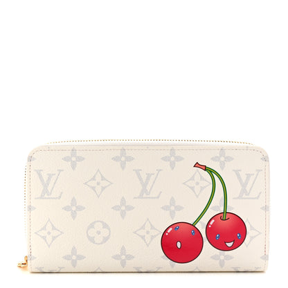 Louis Vuitton LV X TM Monogram Cerises Zippy Wallet White 1 of 7
