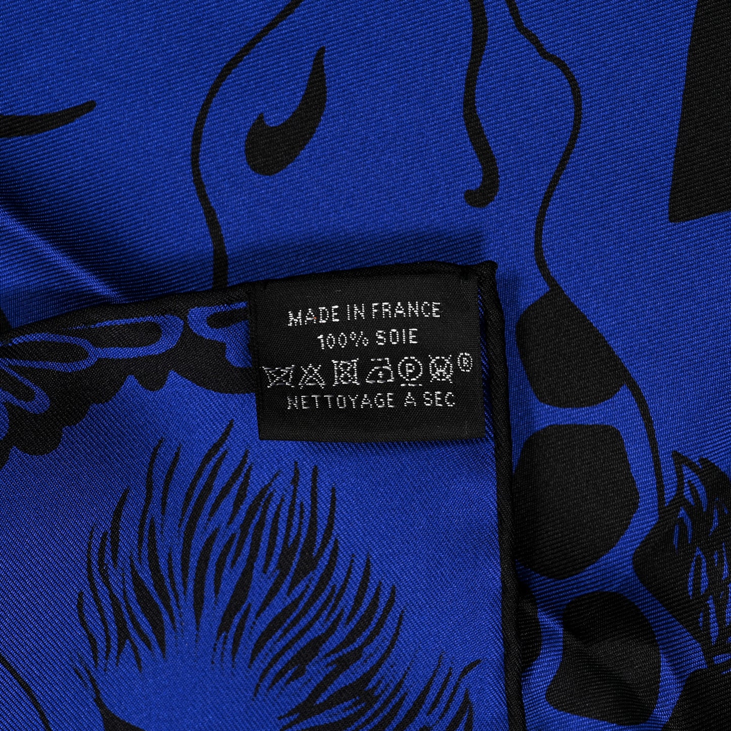 Silk The Three Graces Scarf 90 Indigo