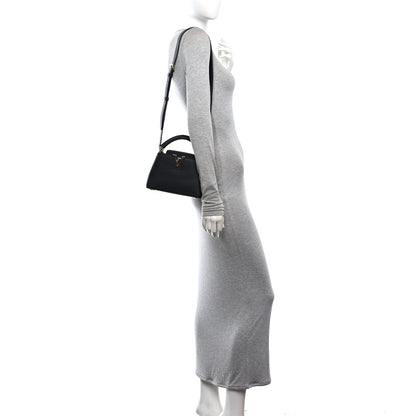 Louis Vuitton Taurillon Mini Capucines Black 2 of 10