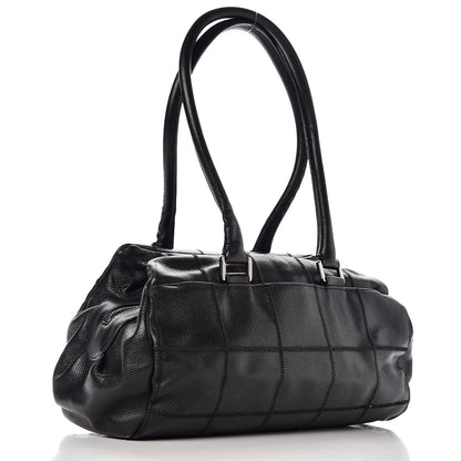 Chanel Caviar Square Stitched Medium Tote Black 3 of 16