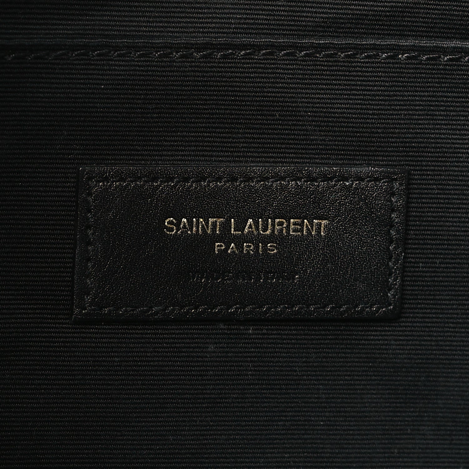 Saint Laurent Grain De Poudre Monogram Belt Bag Black 6 of 11