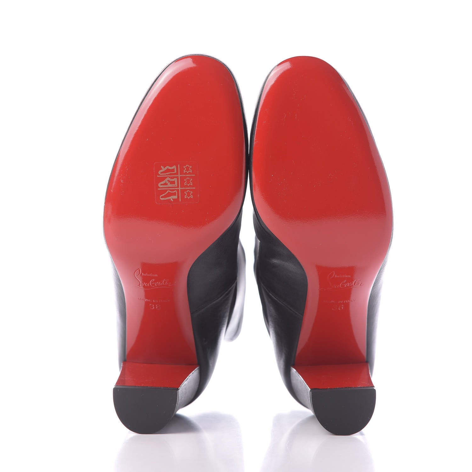 Christian Louboutin Nappa Stretch Gena 85 Bootie 36 Black 7 of 9