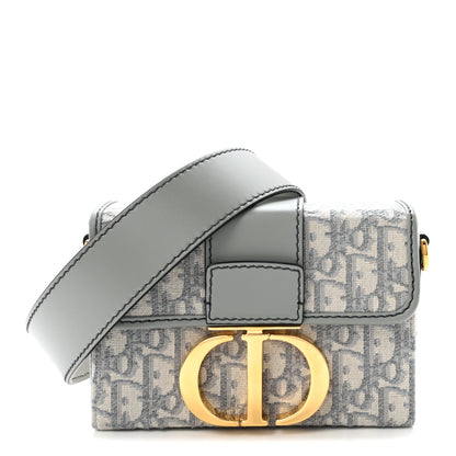Christian Dior Oblique 30 Montaigne Box Bag Grey 1 of 10