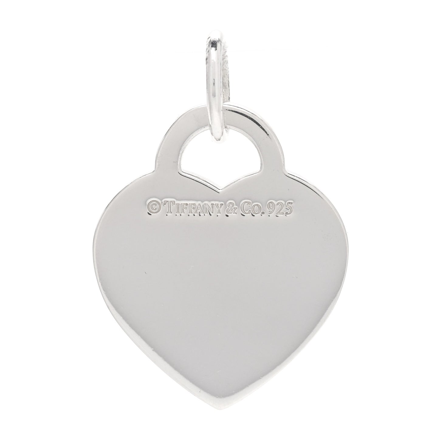 Sterling Silver Mom Heart Tag Charm