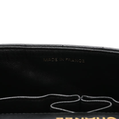 Chanel Lambskin East West Chocolate Bar Flap Black 7 of 11