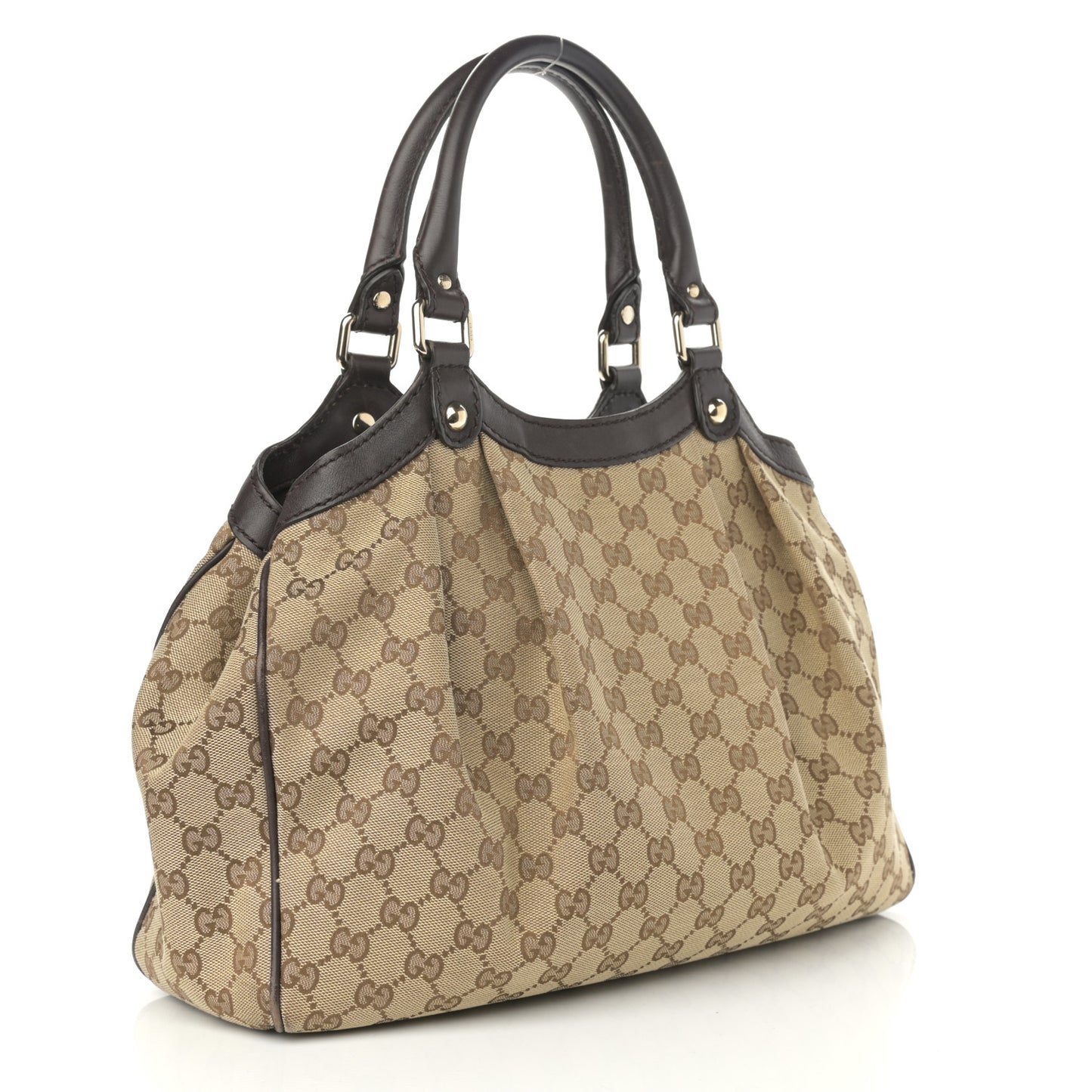 Monogram Medium Sukey Tote Dark Brown