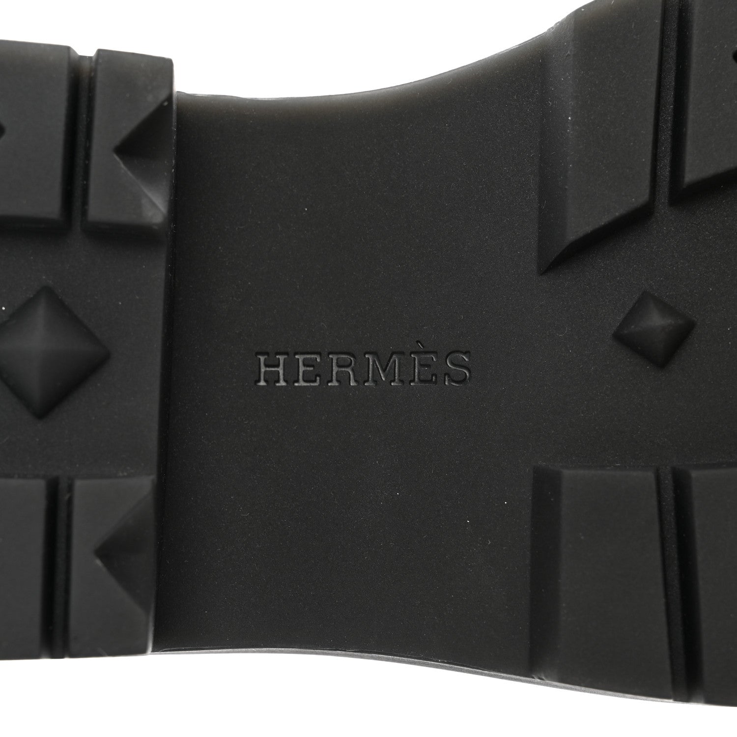 Hermes Glazed Calfskin Womens Hitch Loafers 36.5 Black 6 of 9