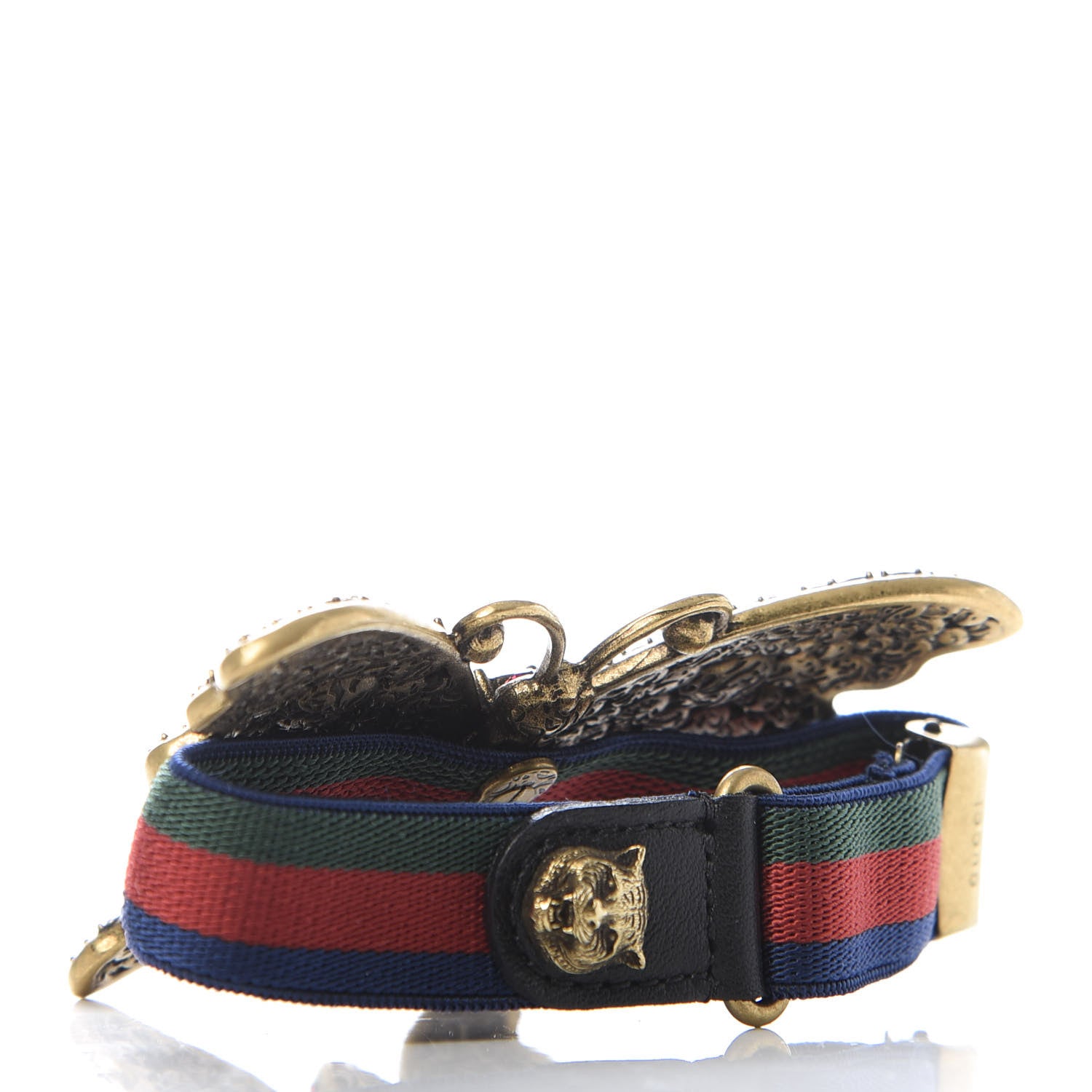 Gucci Web Crystal Butterfly Bracelet Multicolor 3 of 6