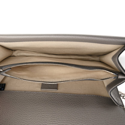 Gucci Pebbled Calfskin Small Dionysus Shoulder Bag Dusty Grey 5 of 11