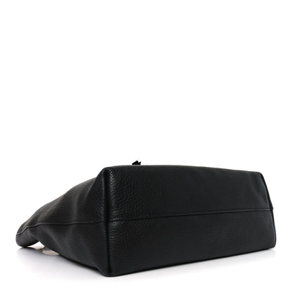 Prada Vitello Daino Shopping Tote Black 4 of 9