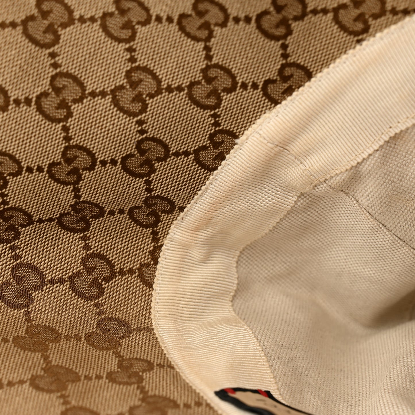 Monogram Wide Brim Hat S Beige