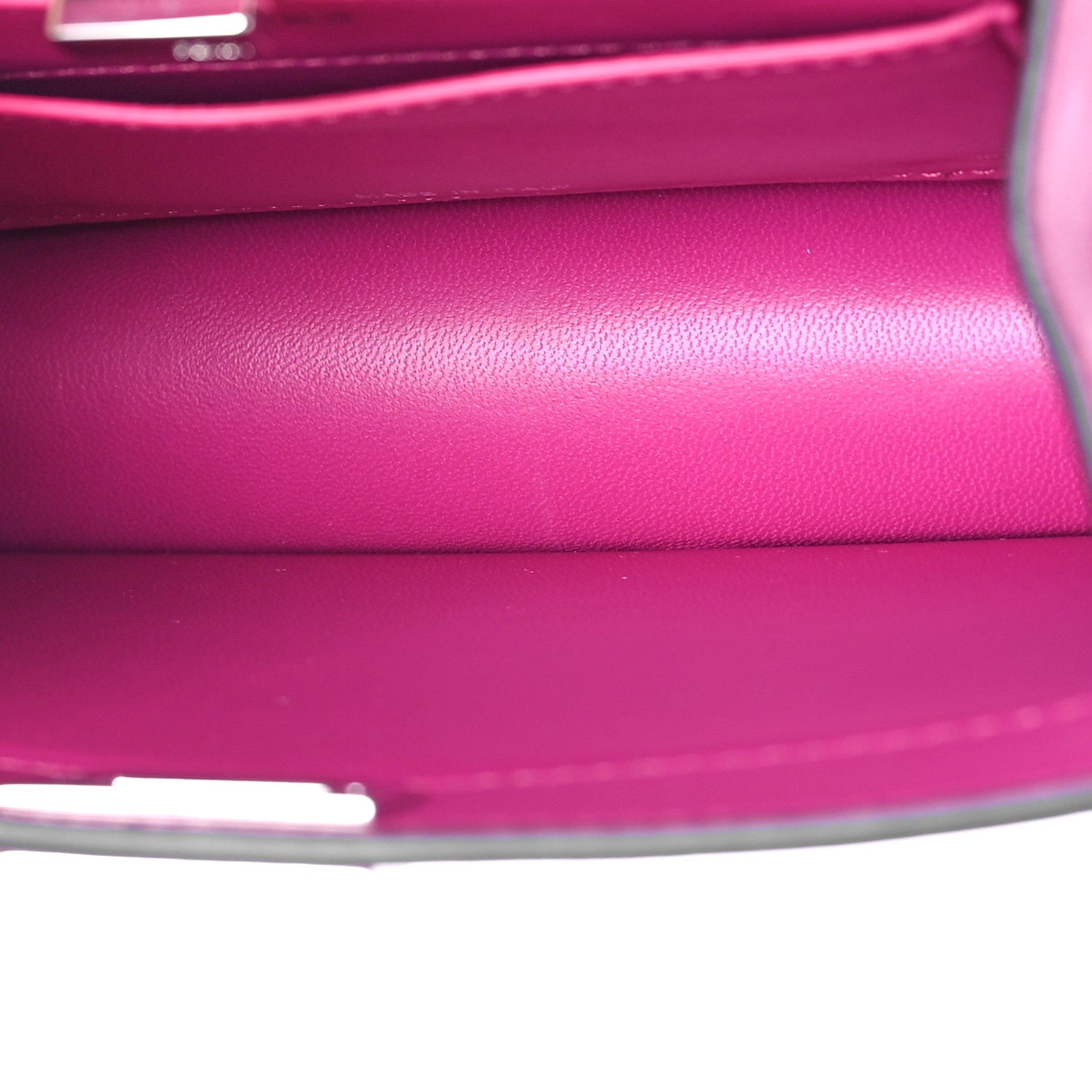 Fendi Shiny Nappa Petite Peekaboo I SEE U Satchel Magenta 5 of 9