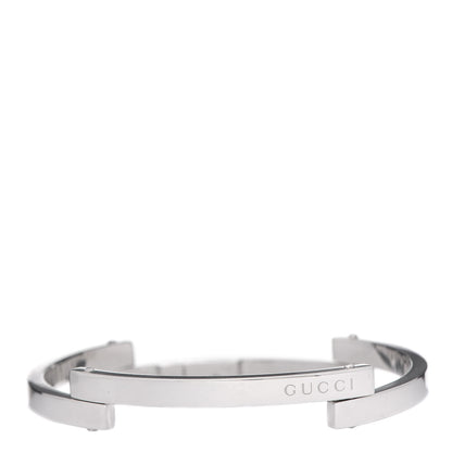 Gucci Sterling Silver Logo Bar Bracelet 1 of 6