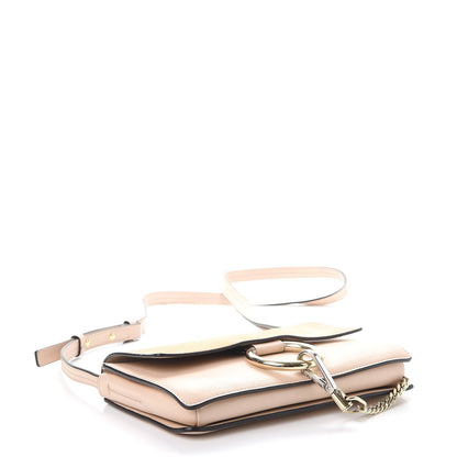 Chloe Suede Calfskin Small Faye Shoulder Bag Cement Pink 4 of 14