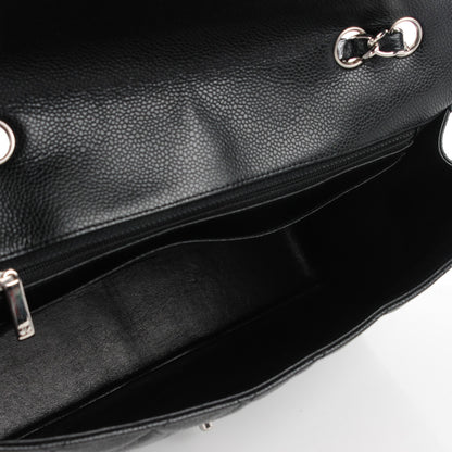 Chanel Caviar Quilted Jumbo Single Flap Black 8 of 8