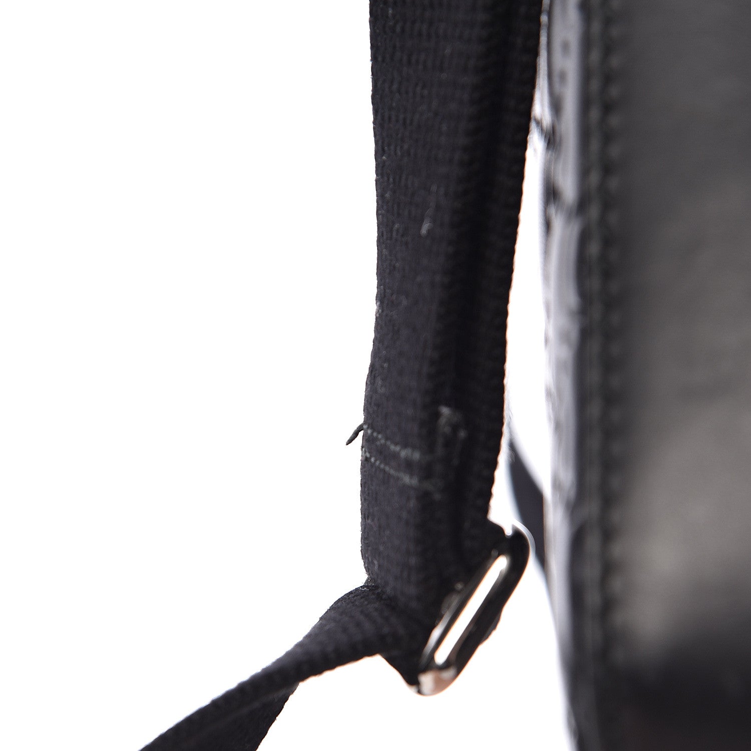 Gucci Guccissima Signature Medium Flat Messenger Bag Black 12 of 13