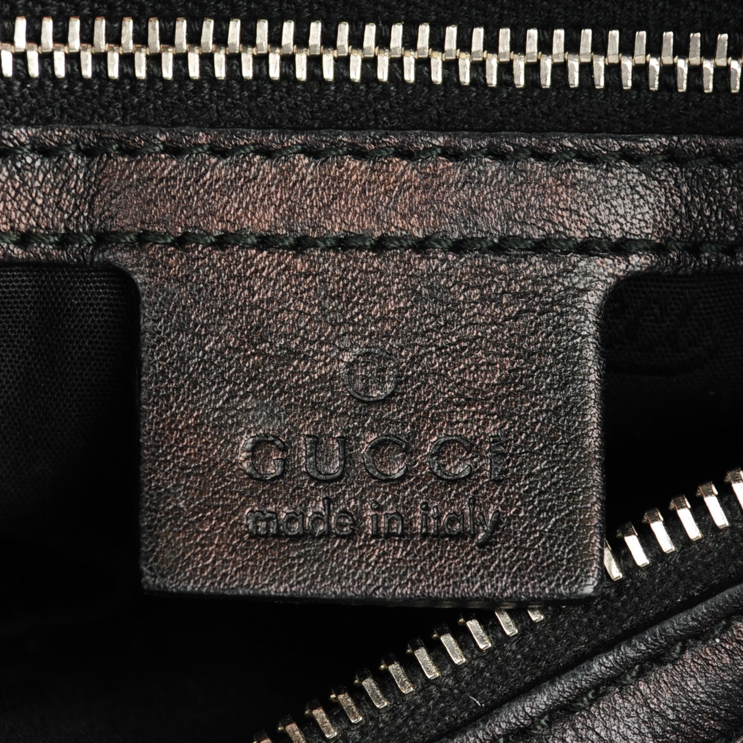 Gucci Guccissima Medium GG Twins Hobo Black 6 of 9