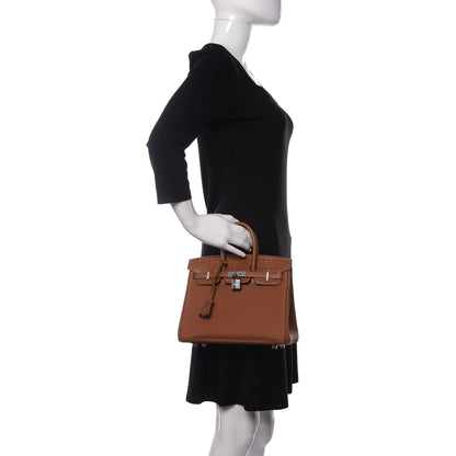 Hermes Togo Matte Alligator Birkin Touch 25 Gold 2 of 11