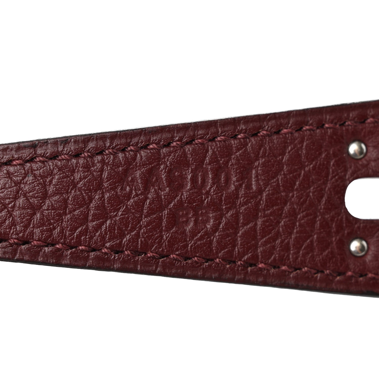 Hermes Taurillon Clemence Lindy 26 Bordeaux 7 of 10
