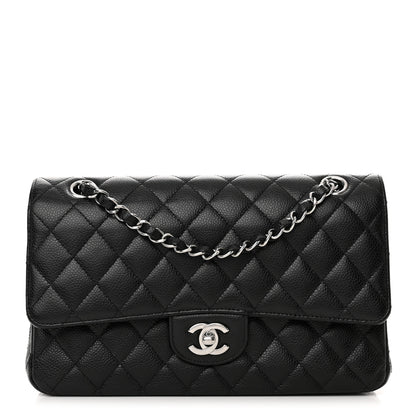 Chanel Caviar Quilted Medium Double Flap Black 1 of 16