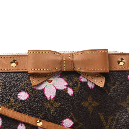 Louis Vuitton Monogram Cherry Blossom Pochette Accessories Brown 9 of 10