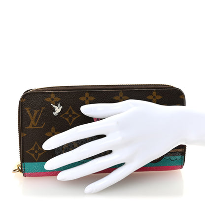 Louis Vuitton Monogram 2015 Christmas Animation Zippy Wallet Hibiscus 2 of 8