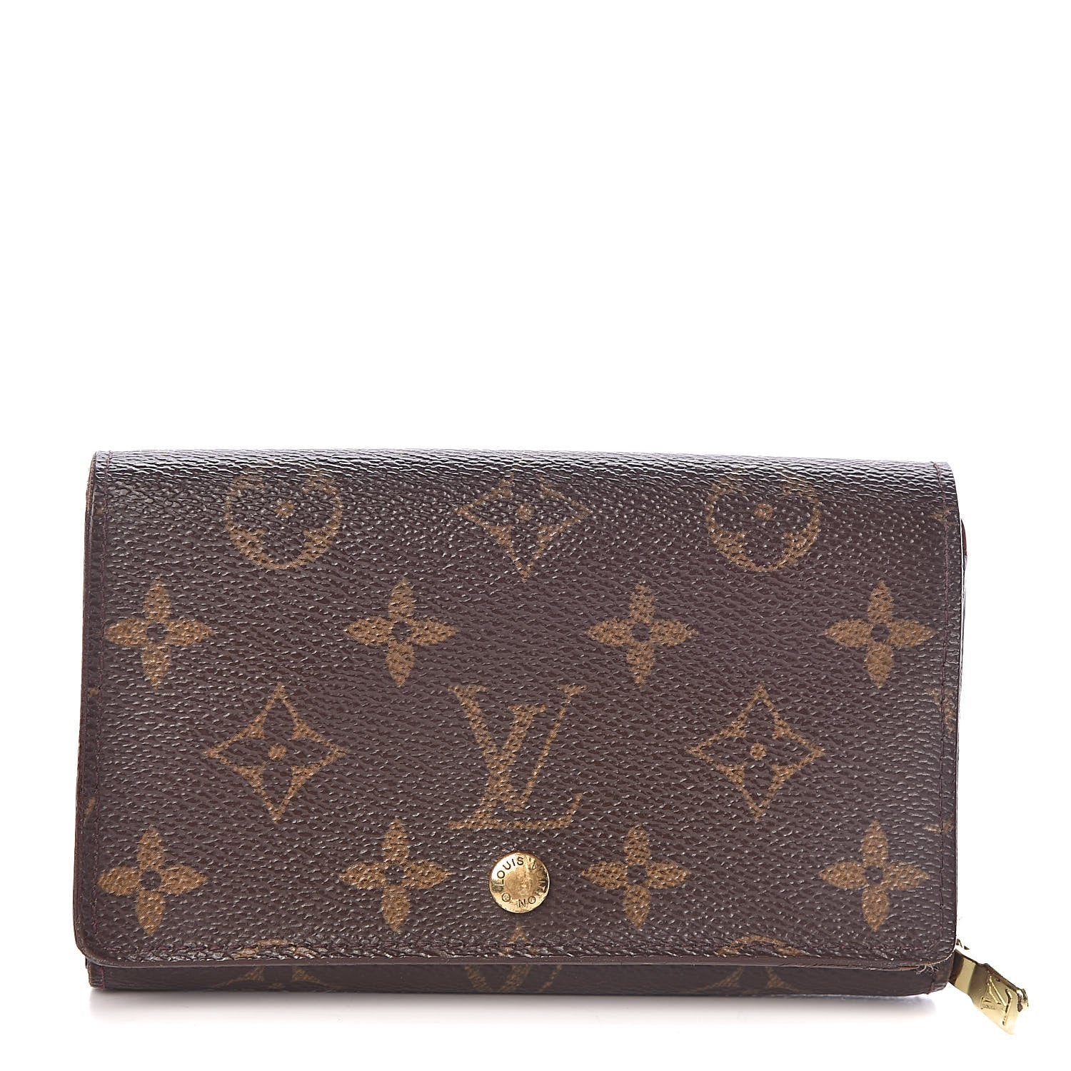 Louis Vuitton Monogram Porte-Monnaie Tresor Wallet 1 of 11