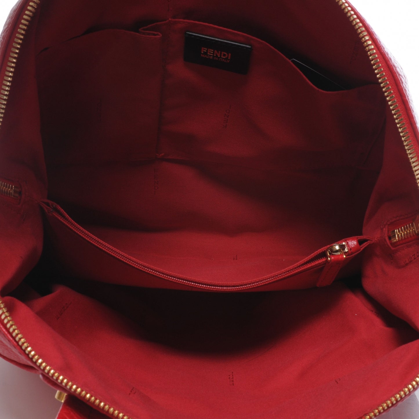 Pebbled Calfskin Medium Chameleon Tote Red