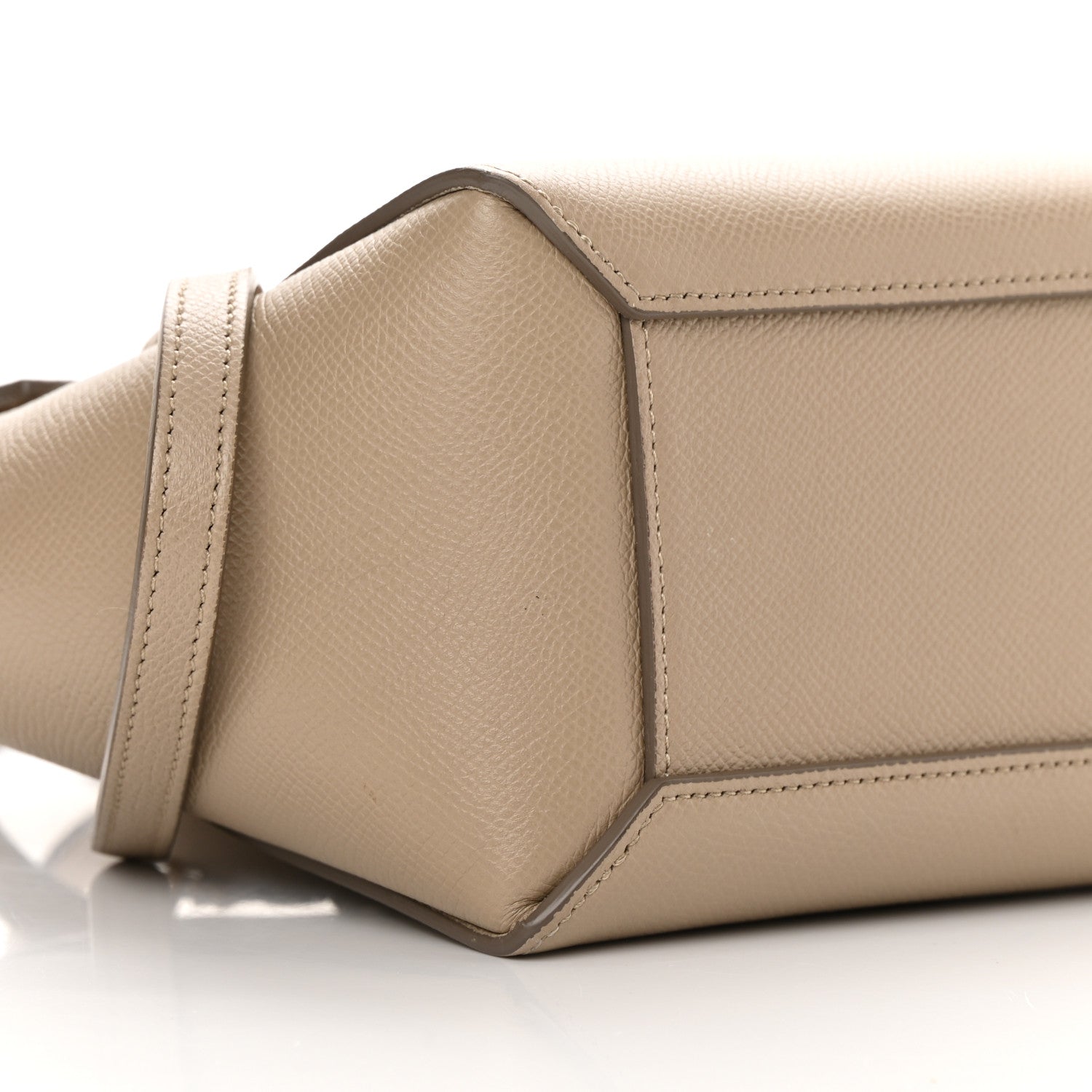 Celine Grained Calfskin Nano Belt Bag Light Taupe 9 of 12